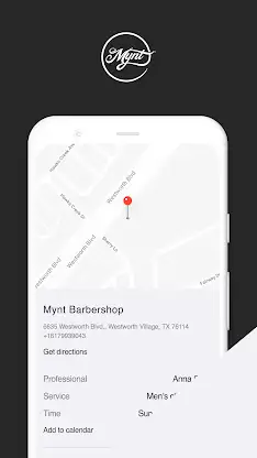Mynt Barbershop screenshot 1
