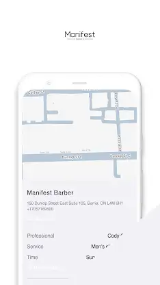 Manifest Barber screenshot 1