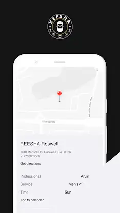 REESHA BARBERS screenshot 1