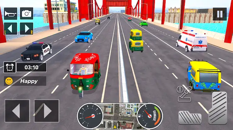 Tuk Tuk Auto Rickshaw Game screenshot 6