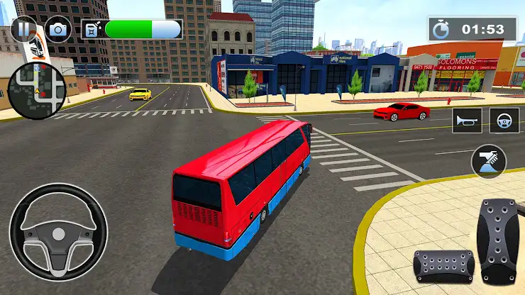 Bus Simulator : 3D Bus Games screenshot 8