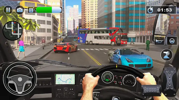 Bus Simulator : 3D Bus Games screenshot 5