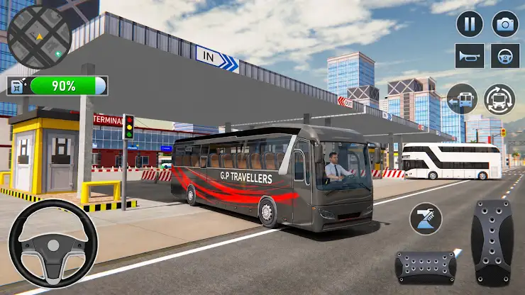 Bus Simulator : 3D Bus Games screenshot 1