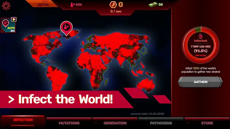 Patient Zero: Virus Simulator screenshot 6