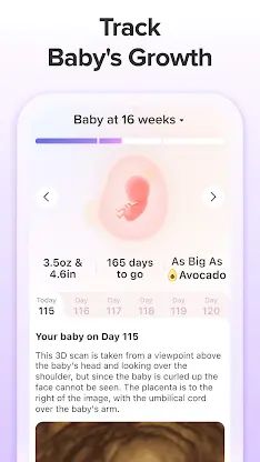 Pregnancy Tracker App | Glow screenshot 4