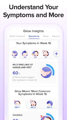 Pregnancy Tracker App | Glow screenshot 6