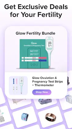 Ovulation Tracker App | Glow screenshot 8