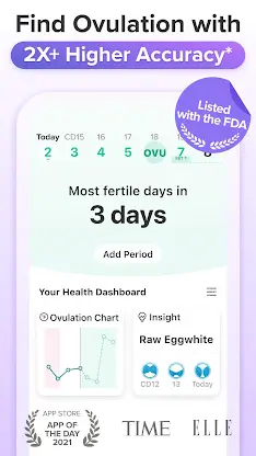 Ovulation Tracker App | Glow screenshot 1