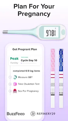 Ovulation Tracker App | Glow screenshot 2