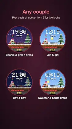 Mistletoe Kiss Watch Face screenshot 4