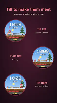 Mistletoe Kiss Watch Face screenshot 2