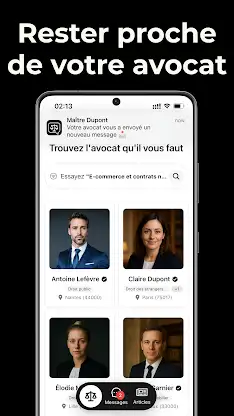 Avocat PLED - Mise en relation screenshot 2