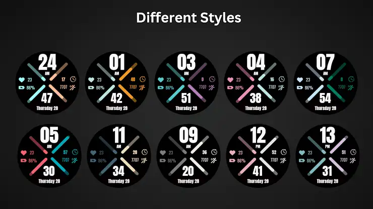 Minimalist Crossfire WatchFace screenshot 6