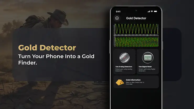 Gold Detector App with Sound screenshot 1