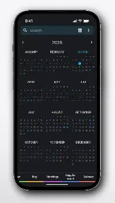 Right Calendar screenshot 1