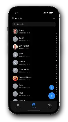 Right Contacts screenshot 1