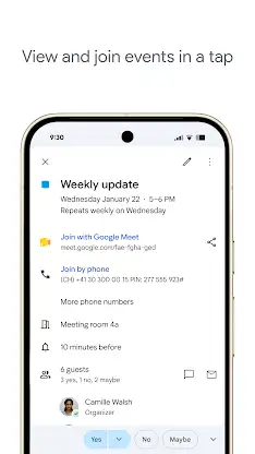 Google Calendar screenshot 3