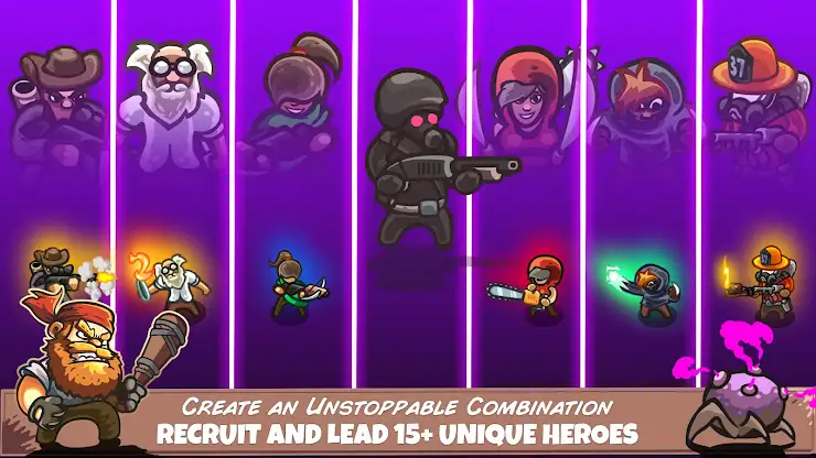 Dead World Heroes: Zombie Rush screenshot 1