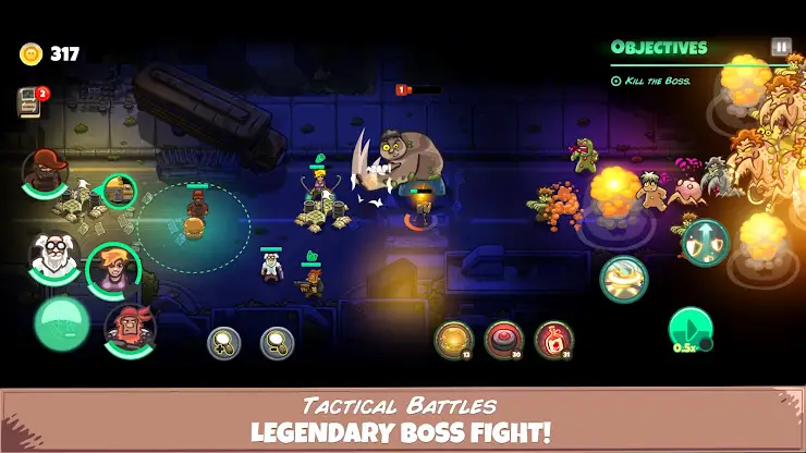 Dead World Heroes: Zombie Rush screenshot 2