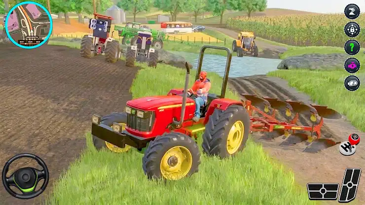 Real Tractor Farming Game Asia screenshot 6