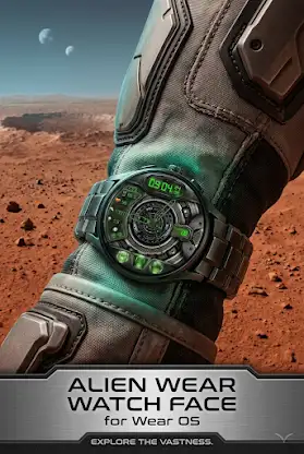 Alien Wear Watch Face screenshot 4