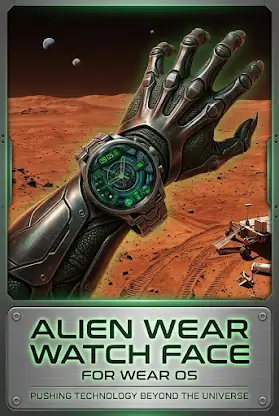 Alien Wear Watch Face screenshot 5
