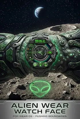 Alien Wear Watch Face screenshot 3