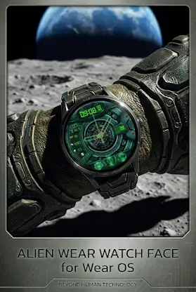 Alien Wear Watch Face screenshot 2