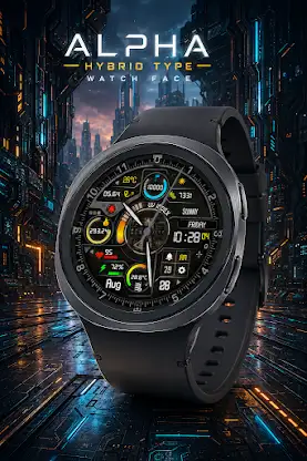 Alpha Hybrid: Tactical Wear OS screenshot 3