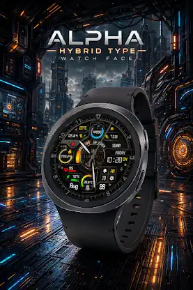 Alpha Hybrid: Tactical Wear OS screenshot 4