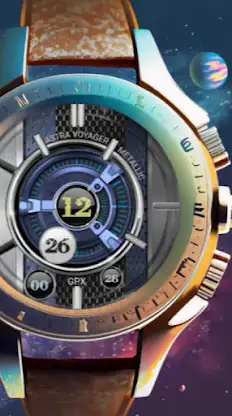 Astra Voyager Metallic Wear OS screenshot 3