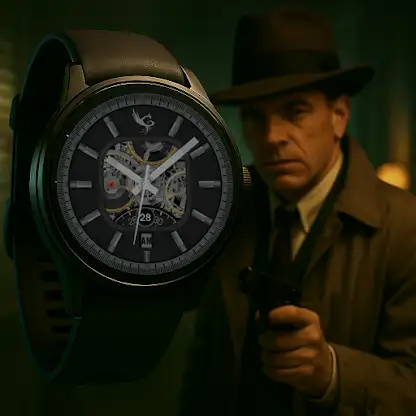Classic Skeleton Watch Face screenshot 4