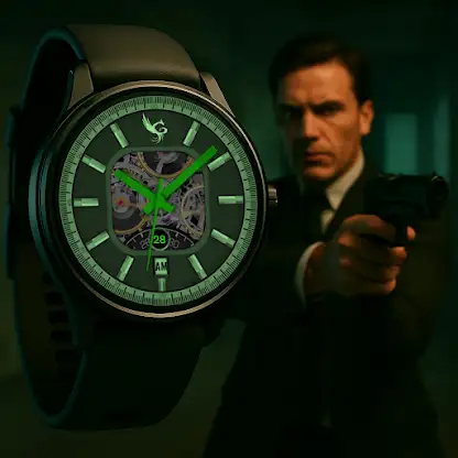 Classic Skeleton Watch Face screenshot 3