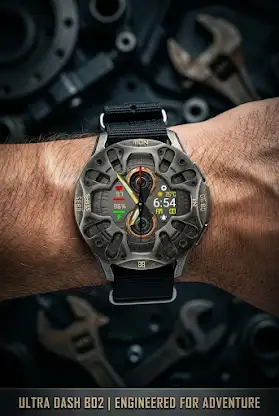 Ultra Dash B02 Analog Wear OS screenshot 2