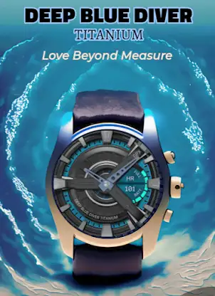Deep Blue Diver Wear OS screenshot 2