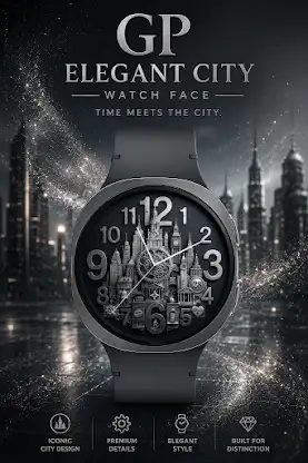 GP Elegant City Watch Face screenshot 6