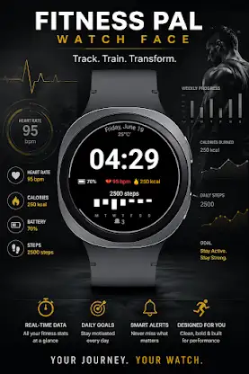 Fitness Pal Watch Face screenshot 2