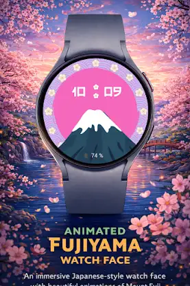 Fujiyama Wear OS Watch Face screenshot 5