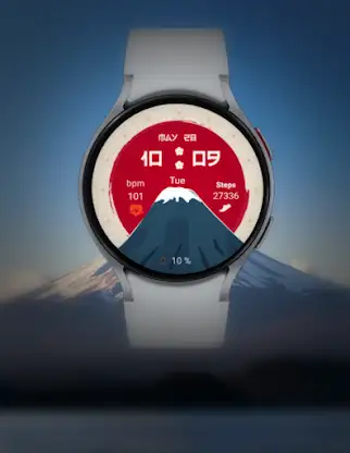 Fujiyama Wear OS Watch Face screenshot 6