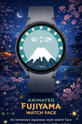 Fujiyama Wear OS Watch Face screenshot 3