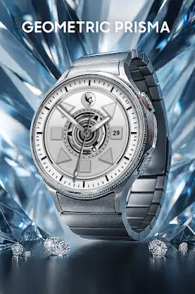Geometric Prisma Watch Face screenshot 1