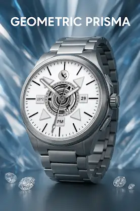 Geometric Prisma Watch Face screenshot 2