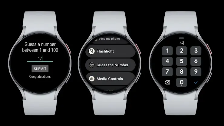 Guess the Number Wear OS Game screenshot 3