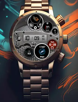 Gunner 01 Wear OS Watch Face screenshot 1