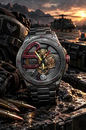 Gun Metal Analog Watch Face screenshot 3