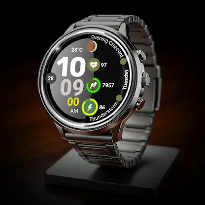 Moon Gazer Wear OS Watch Face screenshot 2