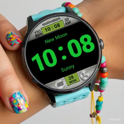 Motivational Watch face screenshot 1