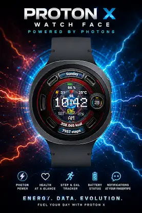 Proton X: Digital Watch Face screenshot 2