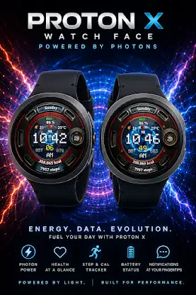 Proton X: Digital Watch Face screenshot 4