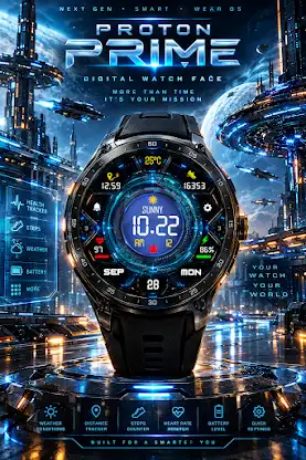 Proton Prime Digital Wear OS screenshot 5